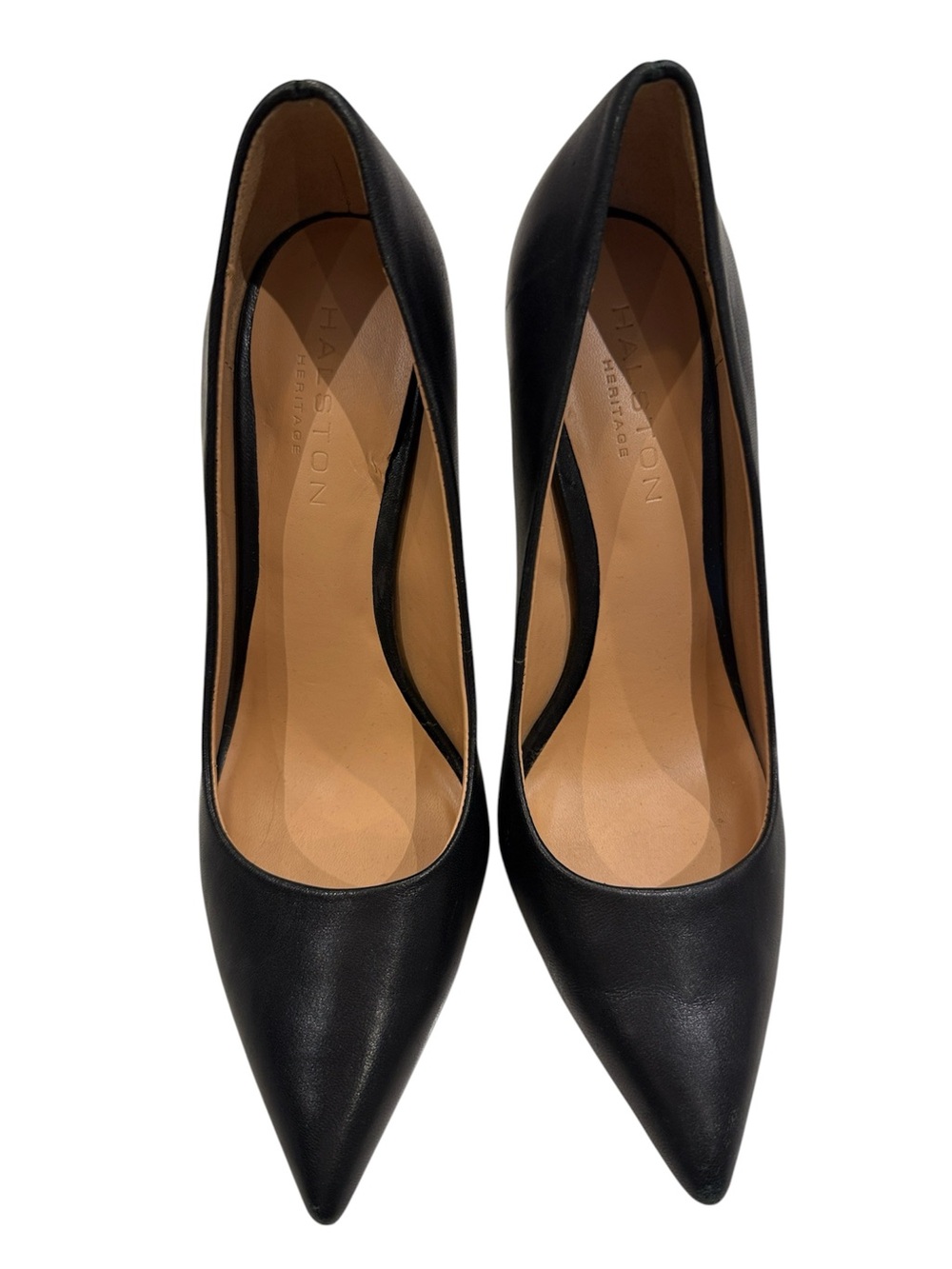 Halston Leather Pumps